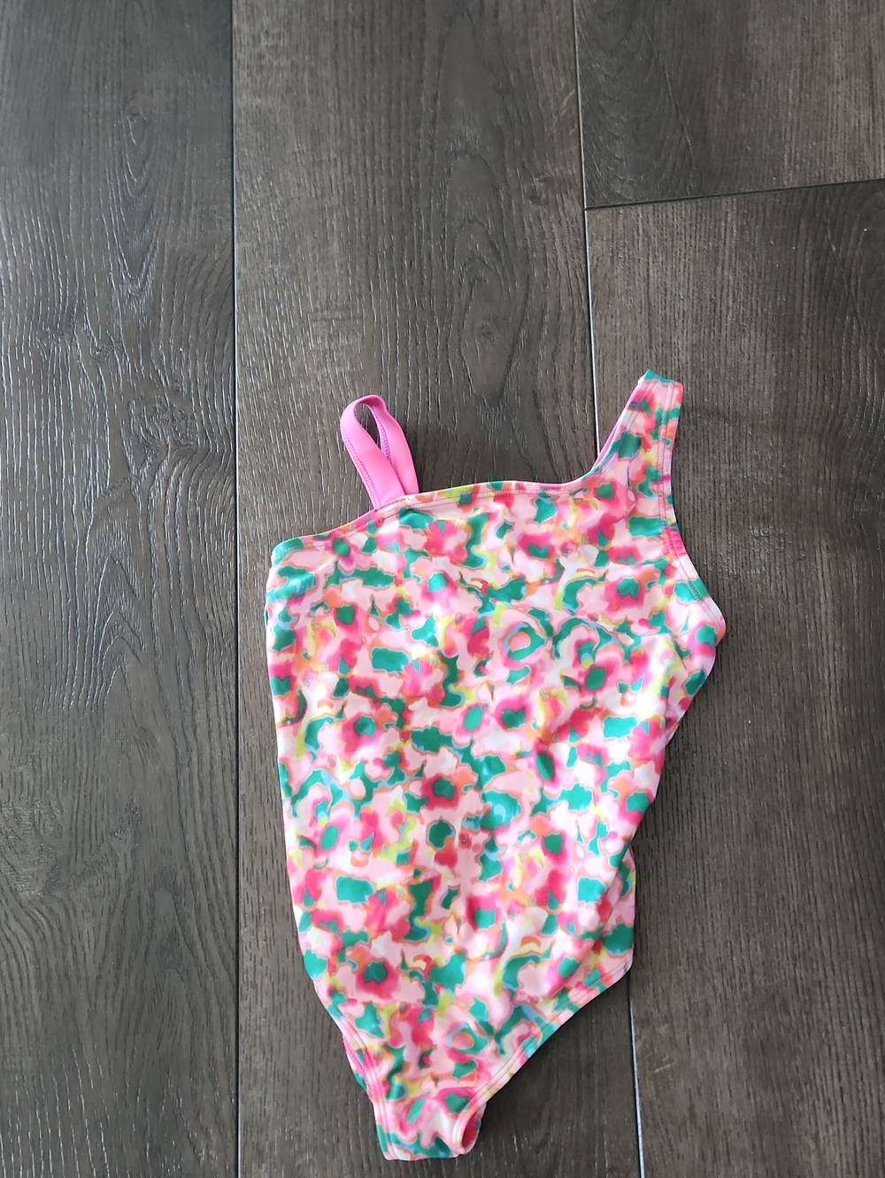 wonder nation Pink Multicolor Girls One-Piece Swimsuit